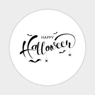 Happy Halloween text Magnet